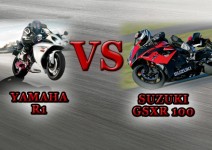 Сравняване на мотоциклети Yamaha YZF-R1 и Suzuki GSXR 1000 01