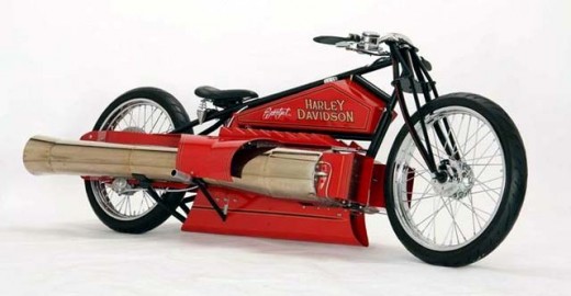 Продава се Harley с два реактивни мотора