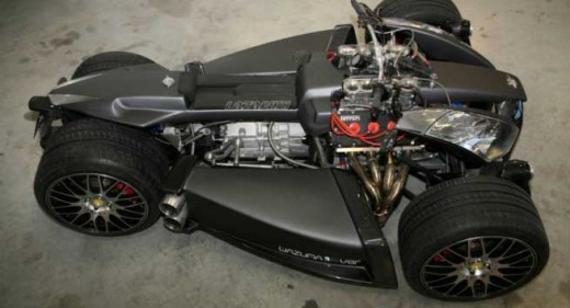 Французи създадоха квадроциклет с V8 от Ferrari 03